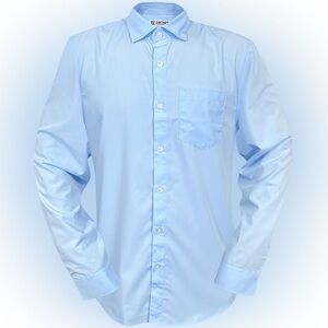 🛠️Dixxon🛠️ BAMBOO LONG SLEEVE DRESS SHIRT 2.0 - LIGHT BLUE - 3XL​